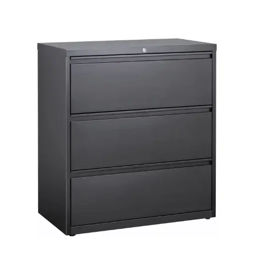 OM-LF003 | 36W in. 3-Drawer Metal Lateral File Cabinet
