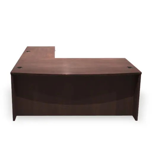  ML-8970 | Bow L-Shape Desk 72"W w/ 48" Return